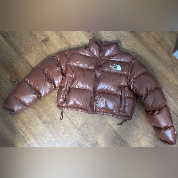 Brown NorthFace 1996 Retro Nuptse Short Jacket - Picture 1 of 2